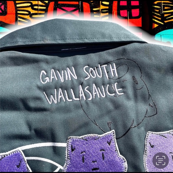 🆕 GaViN "GiLF" SouTH GuCCI The CaT🐈 Work Jacket 🧥 - Picture 5 of 6